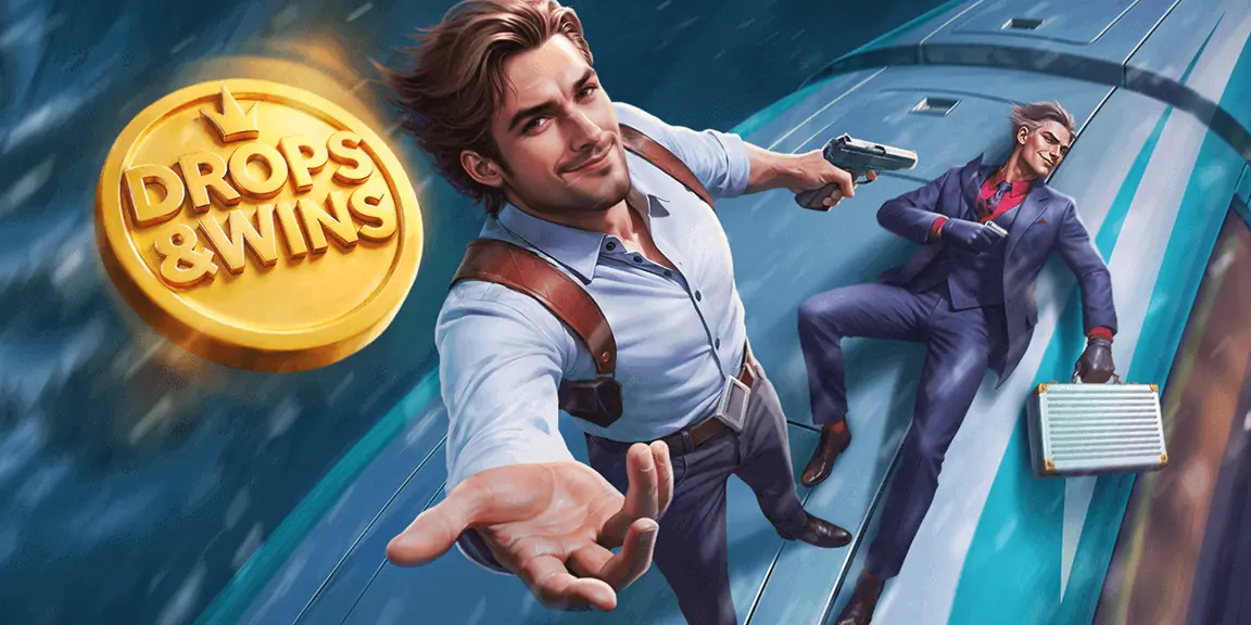 Spinational Agent springt nach der Drops & Wins Münze